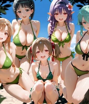 ちこりこ|ビーチで出会った美女をナンパしてメス堕ちさせた話 S○O-変身ヒロイン