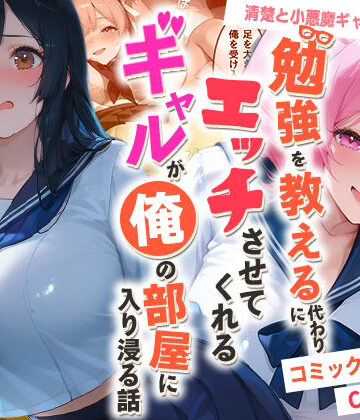 夜の快楽|勉強を教える代わりにエッチをさせてくれるギャルが俺の部屋に入り浸る話 〜清楚と小悪魔ギャルの純愛編〜-制服