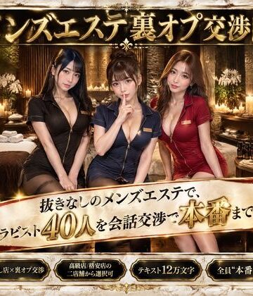 流出保管庫|メンズエステ裏オプ交渉師〜抜きなしの店で、セラピスト40人を本番まで落とす〜-人妻・主婦